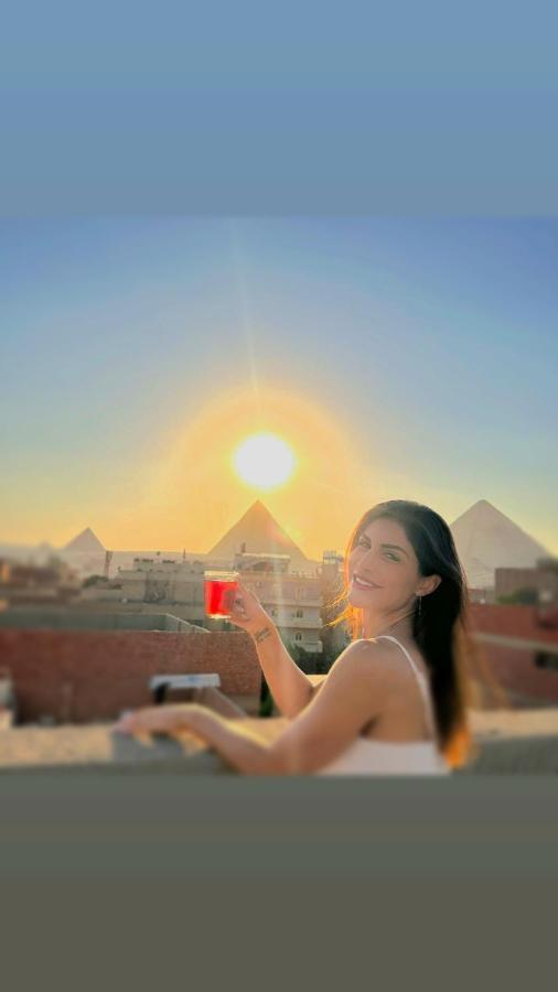 Mesho Falcon Pyramids View Inn Kafret el-Gabal Exterior foto